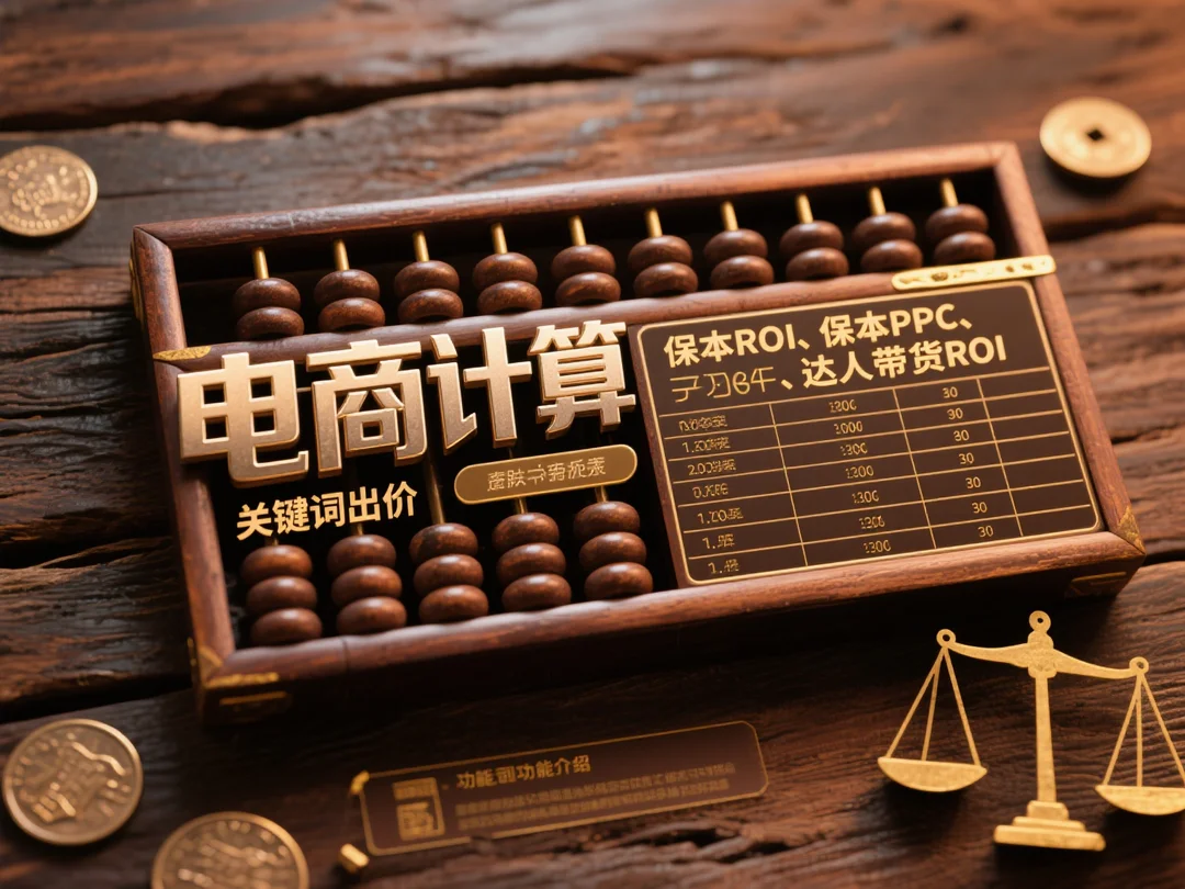电商计算器_关键词出价、保本ROI、保本PPC、达人带货ROI -顺风网舟