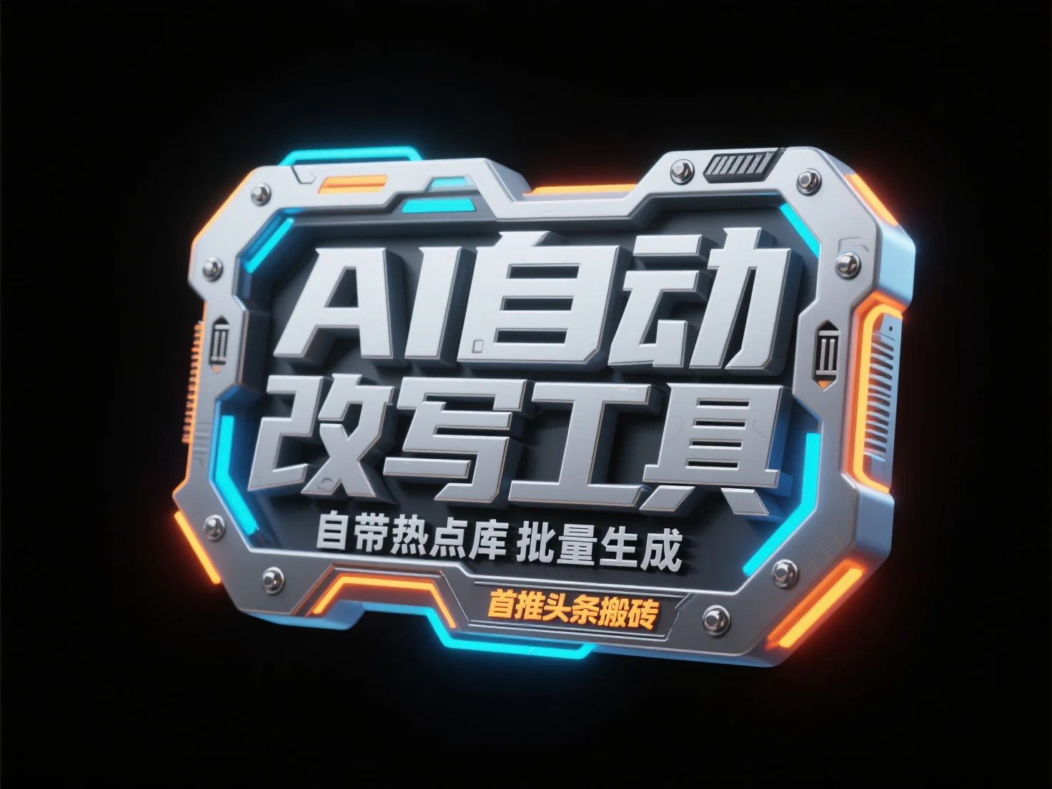 AI自动改写工具_自带热点库批量生成_首推头条搬砖-顺风网舟